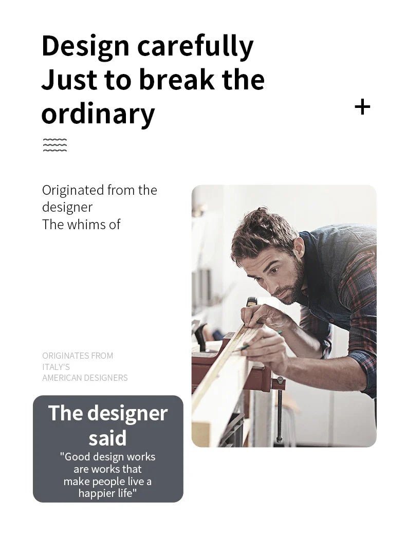 ELMAS Touch Control Wooden Mushroom Bedside Lamp